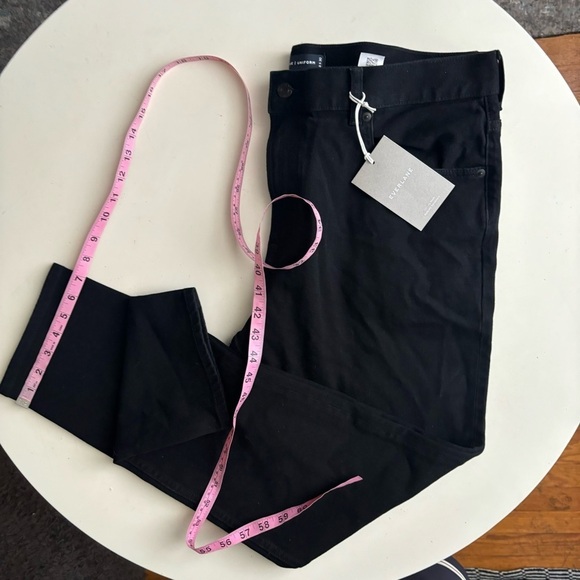 Everlane Uniform Men’s Skinny Fit Stretch Performance Jean 38x30 Black New - Picture 2 of 8